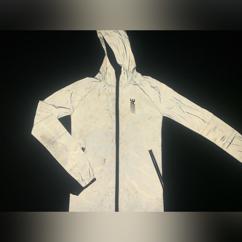 American Eagle Reflective Windbreaker Jacket
